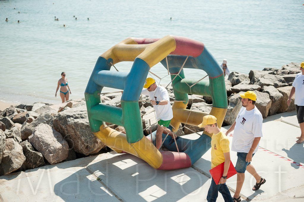 Тимбилдинг на пляже в Одессе